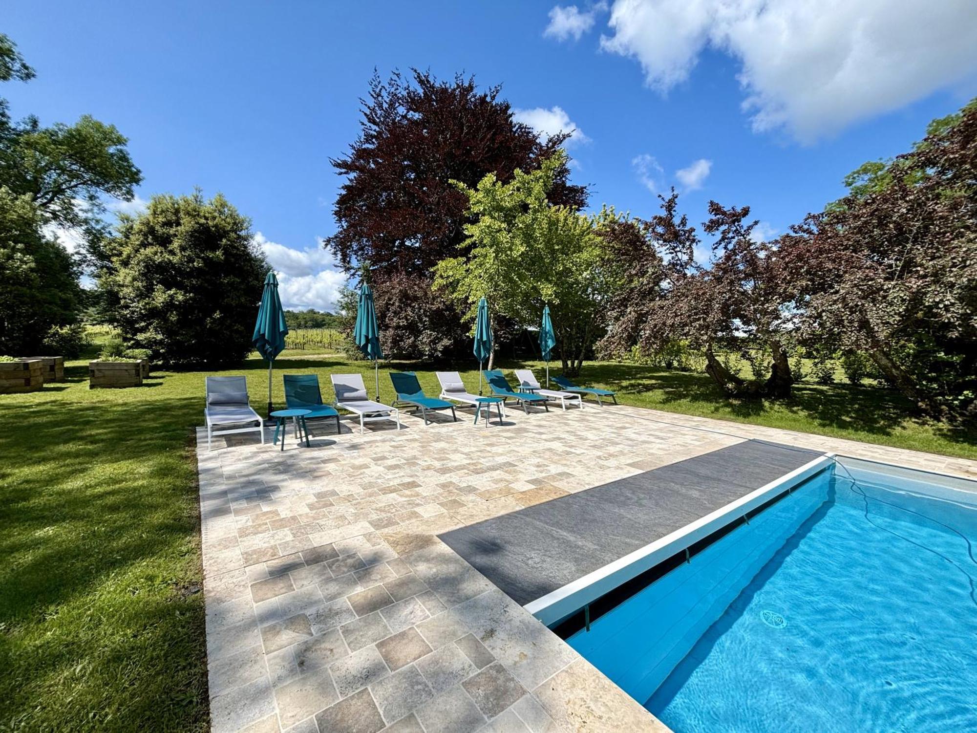 La Maison L'Eperon, Stylish 5 Star Villa Surrounded By Vineyard Near Saint Emilion Vérac Zewnętrze zdjęcie