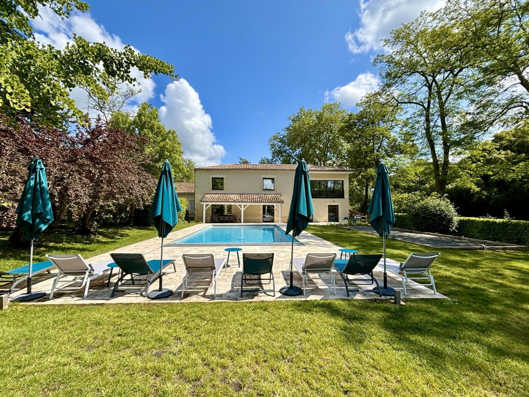 La Maison L'Eperon, Stylish 5 Star Villa Surrounded By Vineyard Near Saint Emilion Vérac Zewnętrze zdjęcie